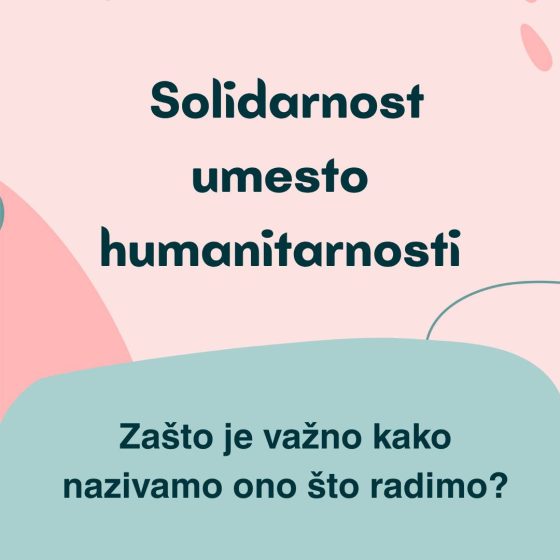 Solidarnost umesto humanitarnosti