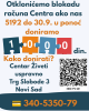 Otklonićemo blokadu računa Centra ako do 30. septembra u ponoć nas 5192 doniramo 1000 din, Kako donirati? Centar Živeti uspravno Trg Slobode 3 Novi Sad 340-5350-79 Desno od podataka Centra je QR kod za donaciju od 500 din. Cifre koje čine broj hioiljadu su bele boje u spojeni pojedinačnim delovima sdlagalice teget, narandžastom, svetlo-plavom i crvenom.
